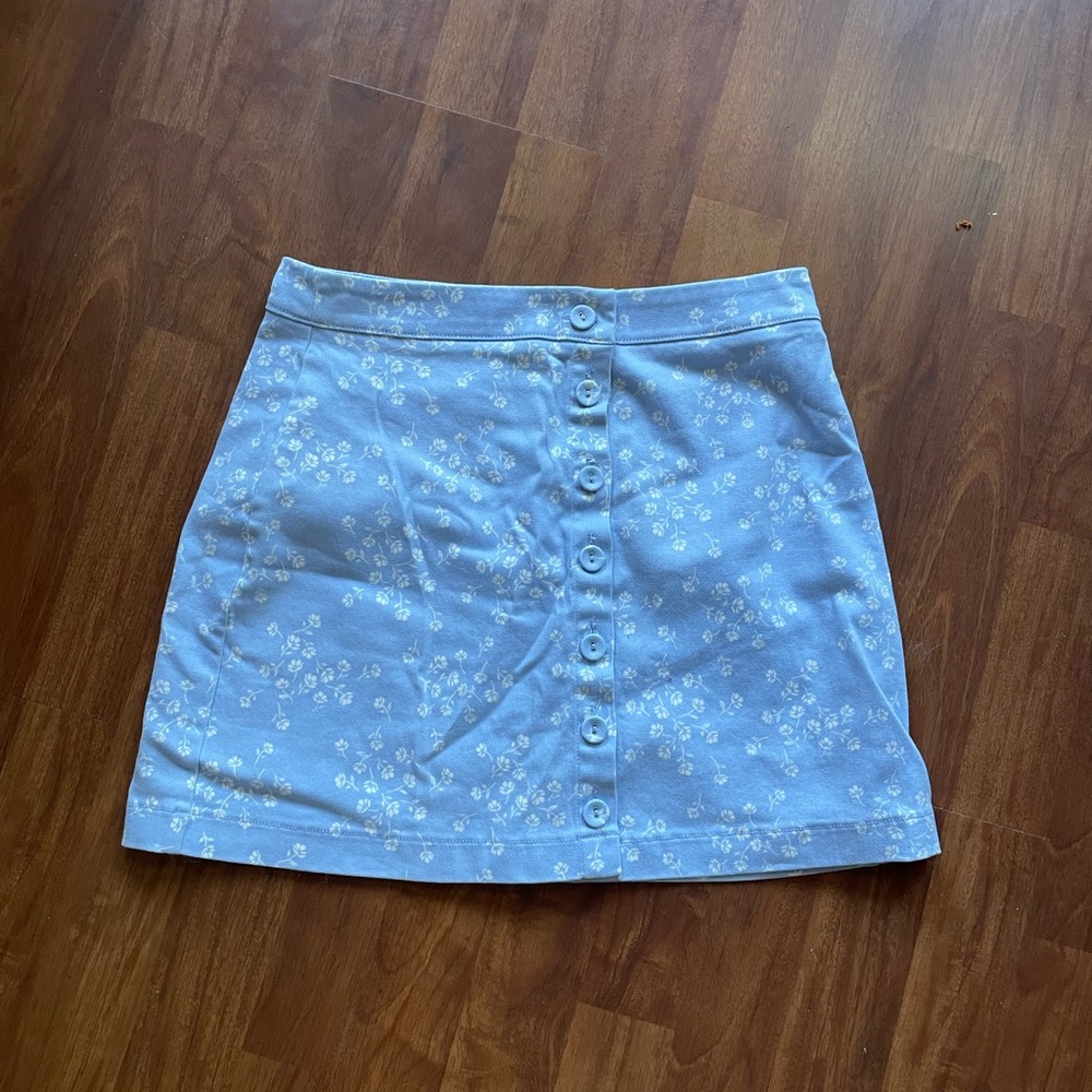 Floral Mini Skirt